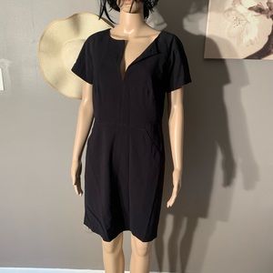Kempner Size 2 Little Black Dress With Side Pocket